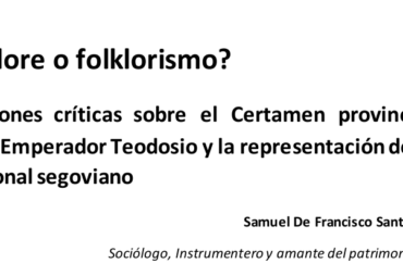 ¿folklore o folklorismo?